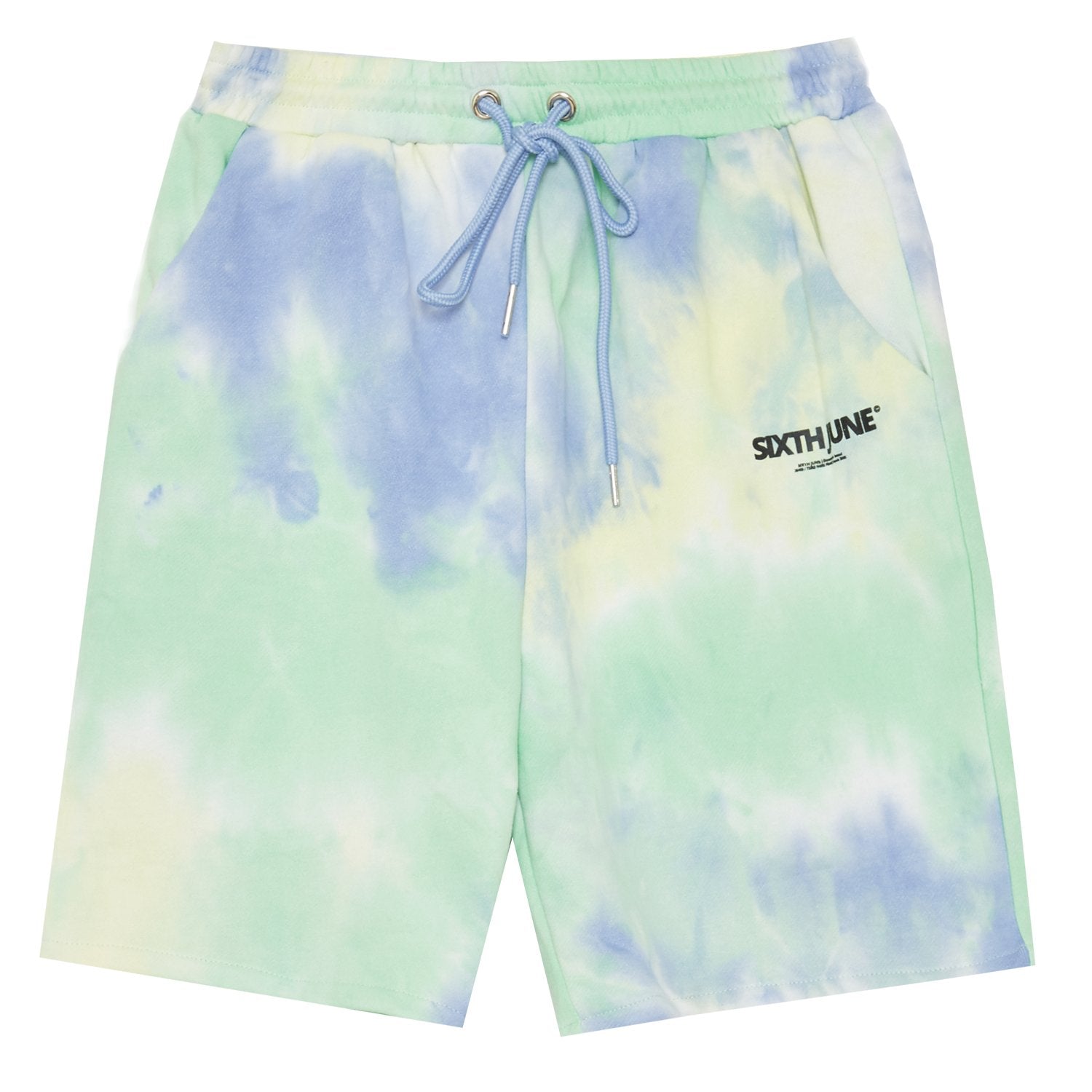 Sixth June - Short coton tie dye Bleu