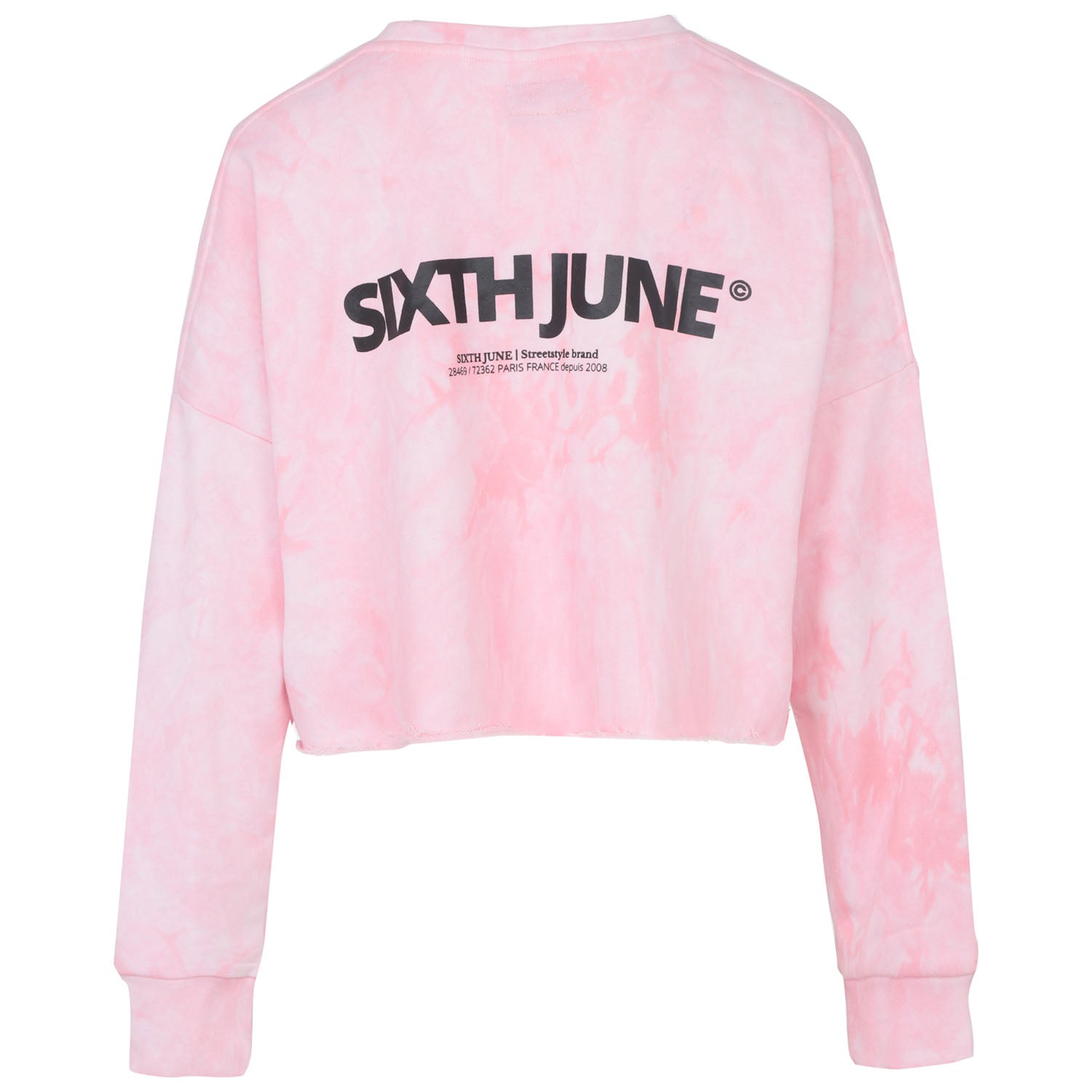 Sixth June - Sweat court logo tie dye rose