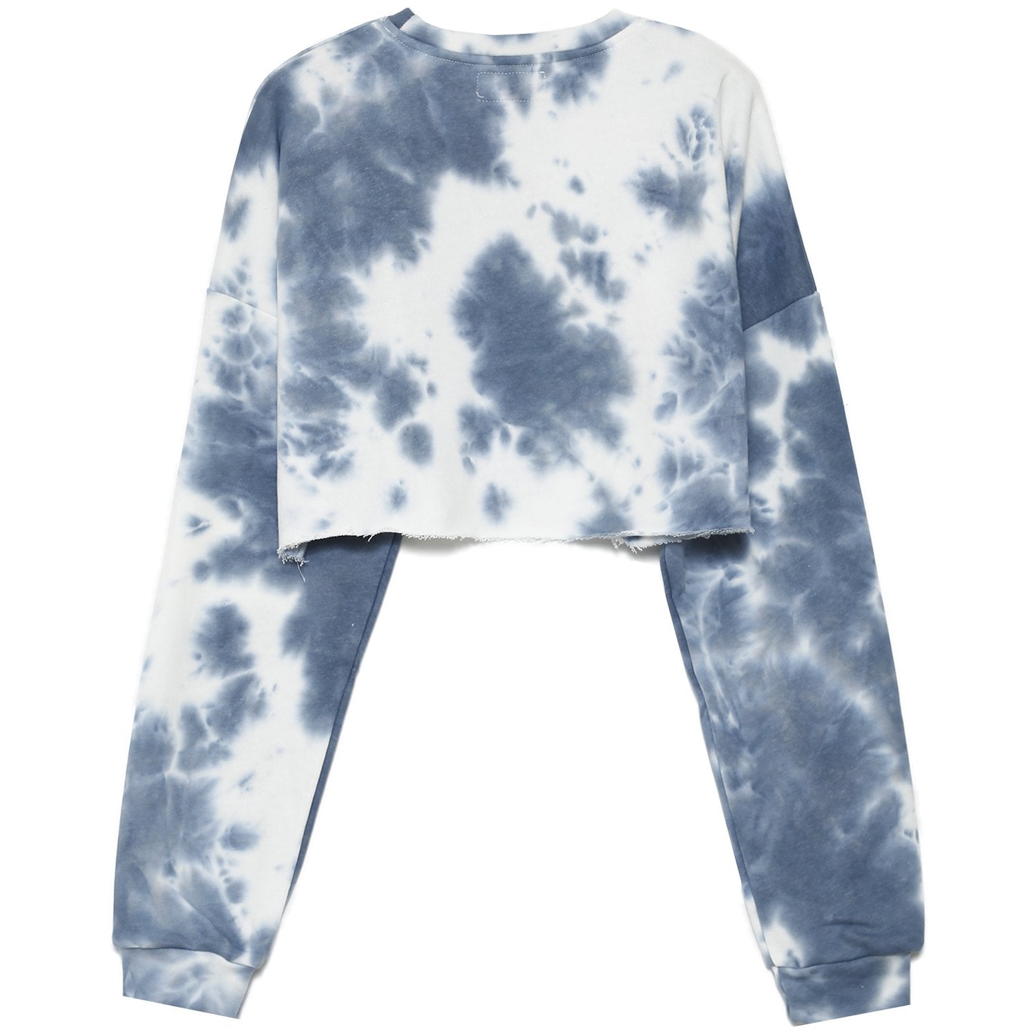 Sixth June - Sweatshirt court tie dye Bleu