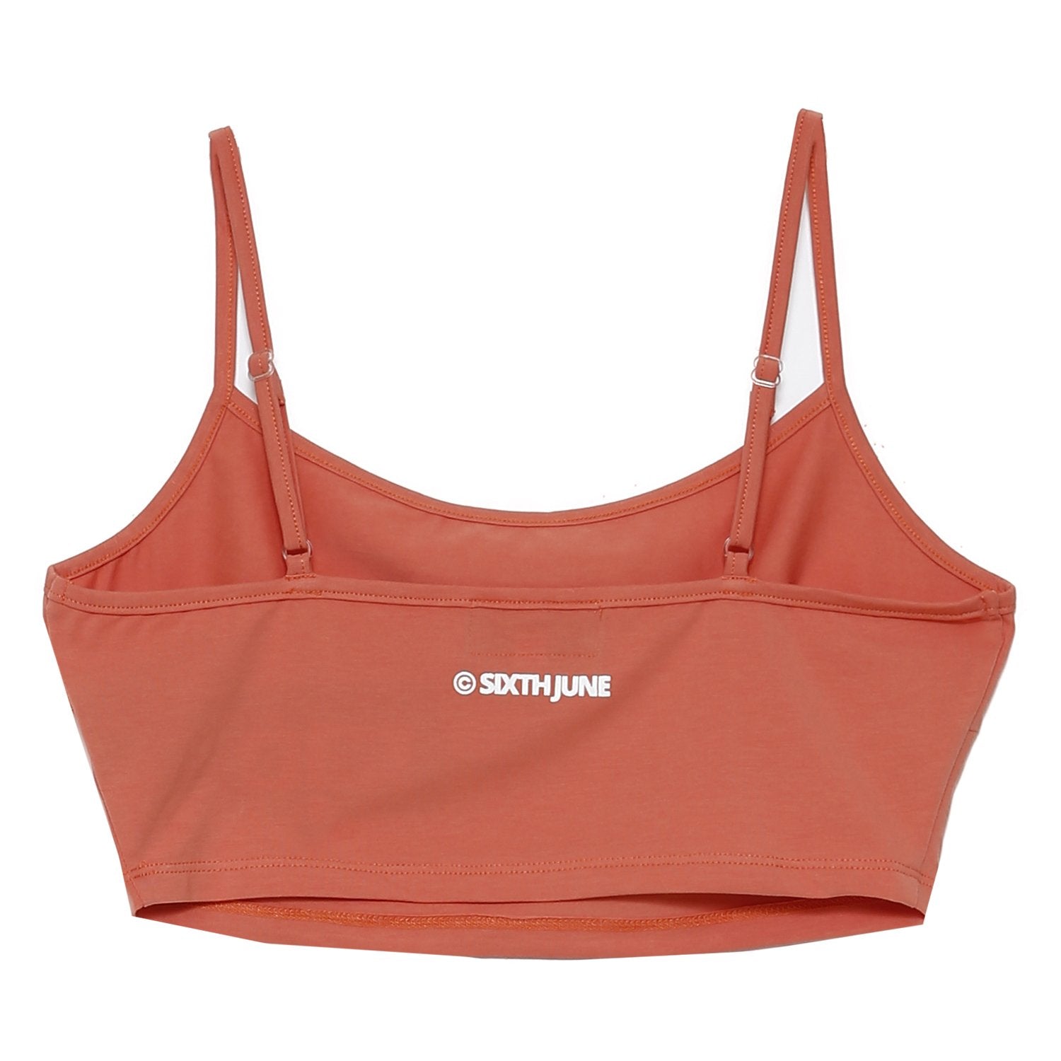 Sixth June - Brassière bretelles logo imprimé Rose