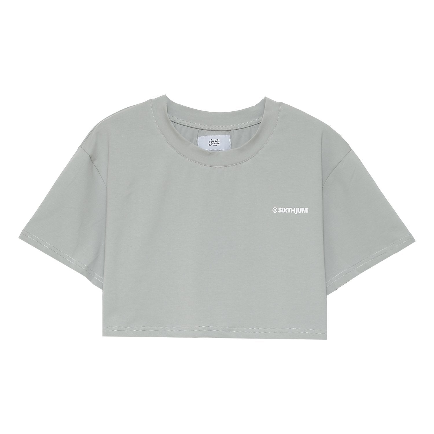Sixth June - T-shirt court double logo Vert clair