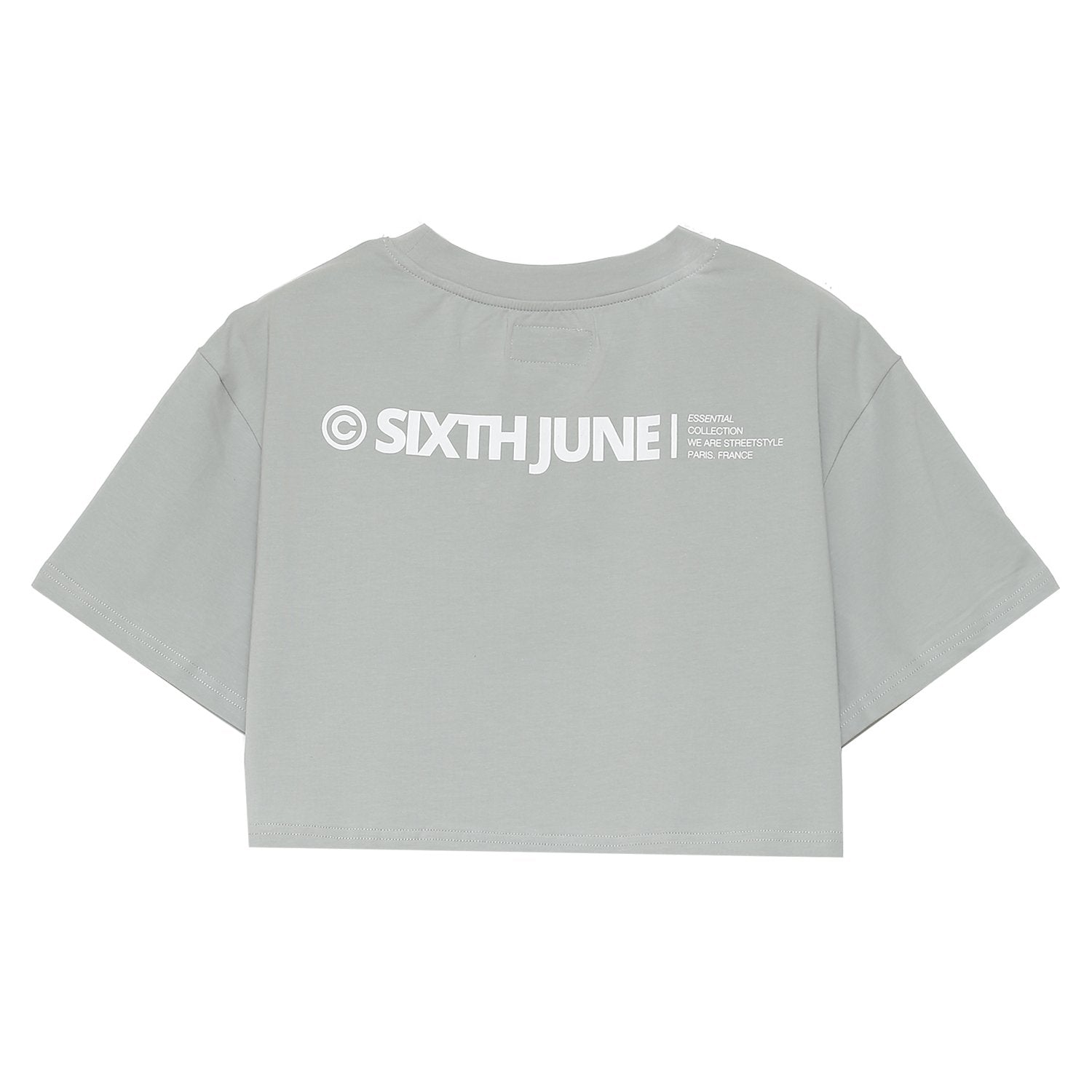 Sixth June - T-shirt court double logo Vert clair