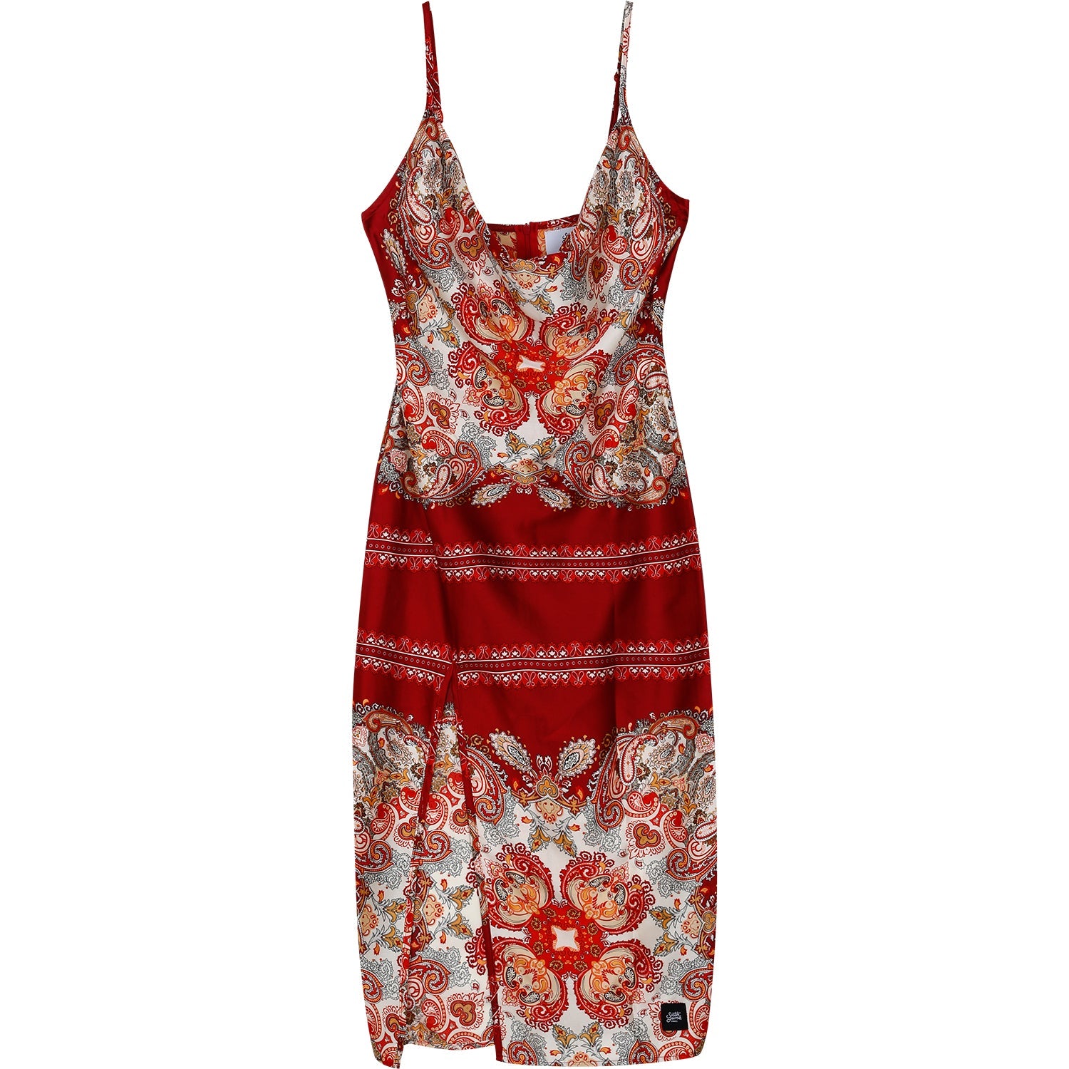 Sixth June - Robe motif orientale Rouge foncé