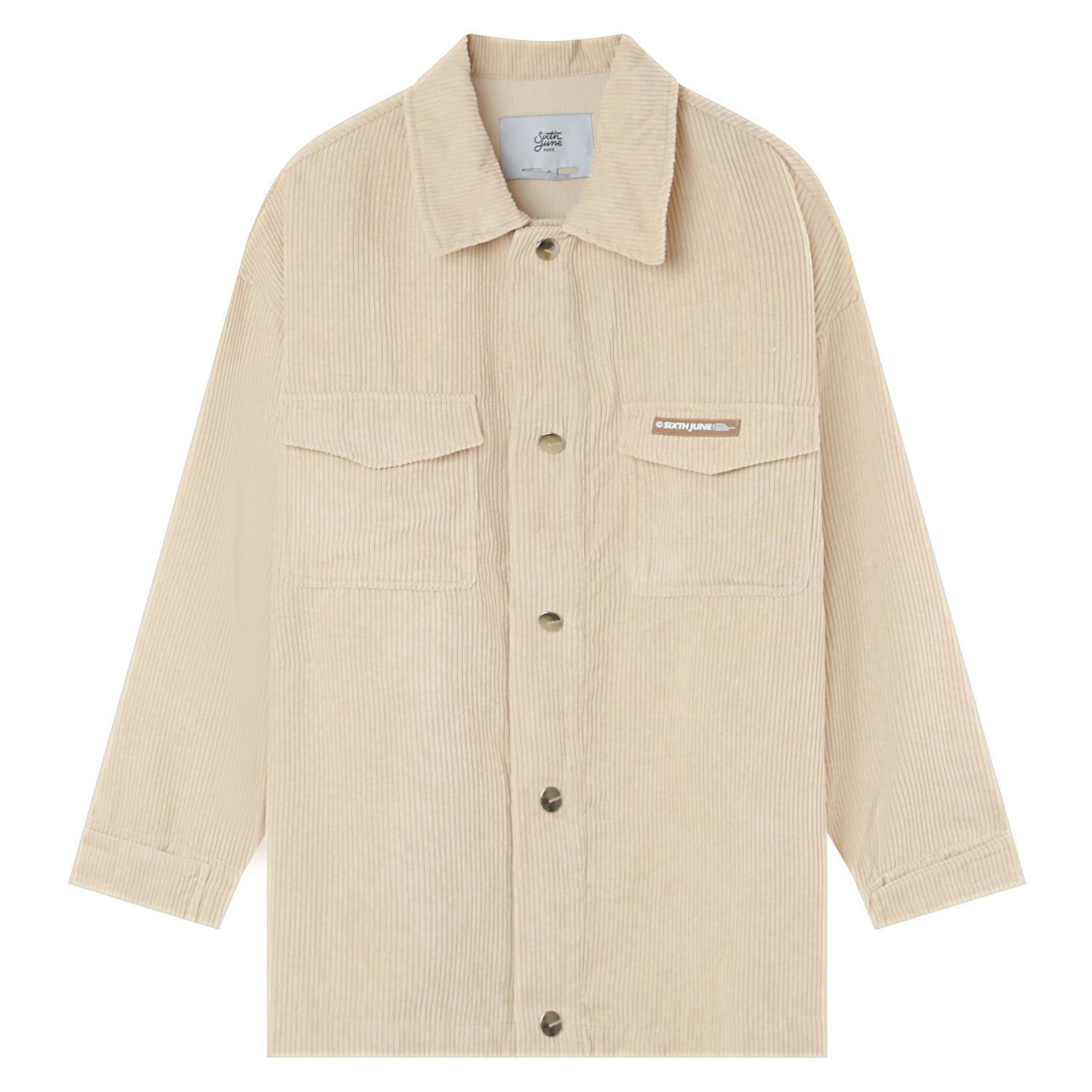 Sixth June - Veste velours côtelé Beige clair