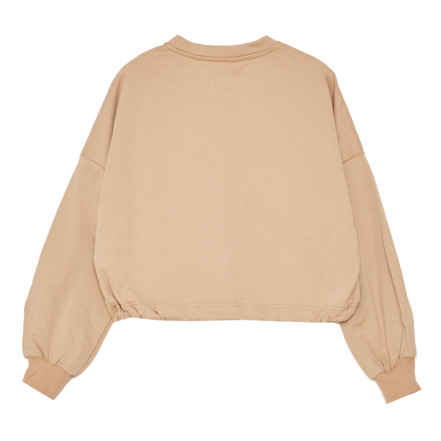 Sixth June - Logo patch sweatshirt beige