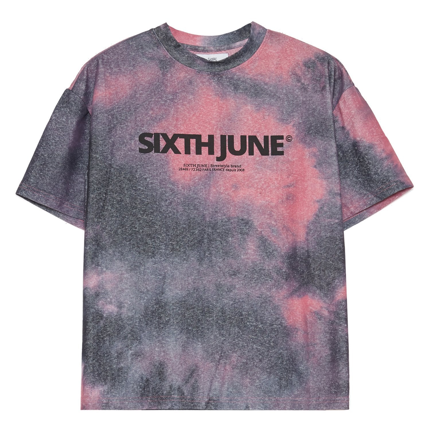 Sixth June - T-shirt tie and dye fuchsia