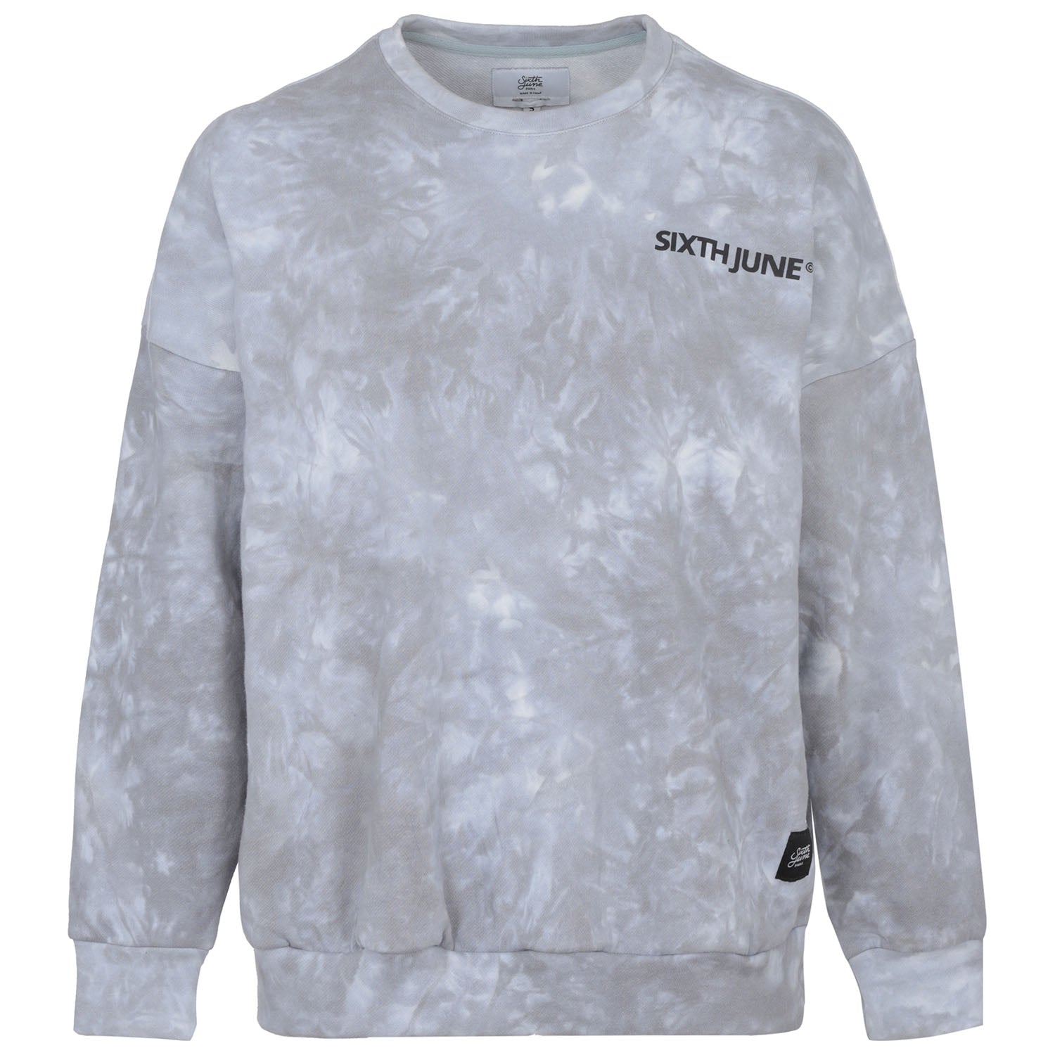 Sixth June - Sweat tie and dye gris