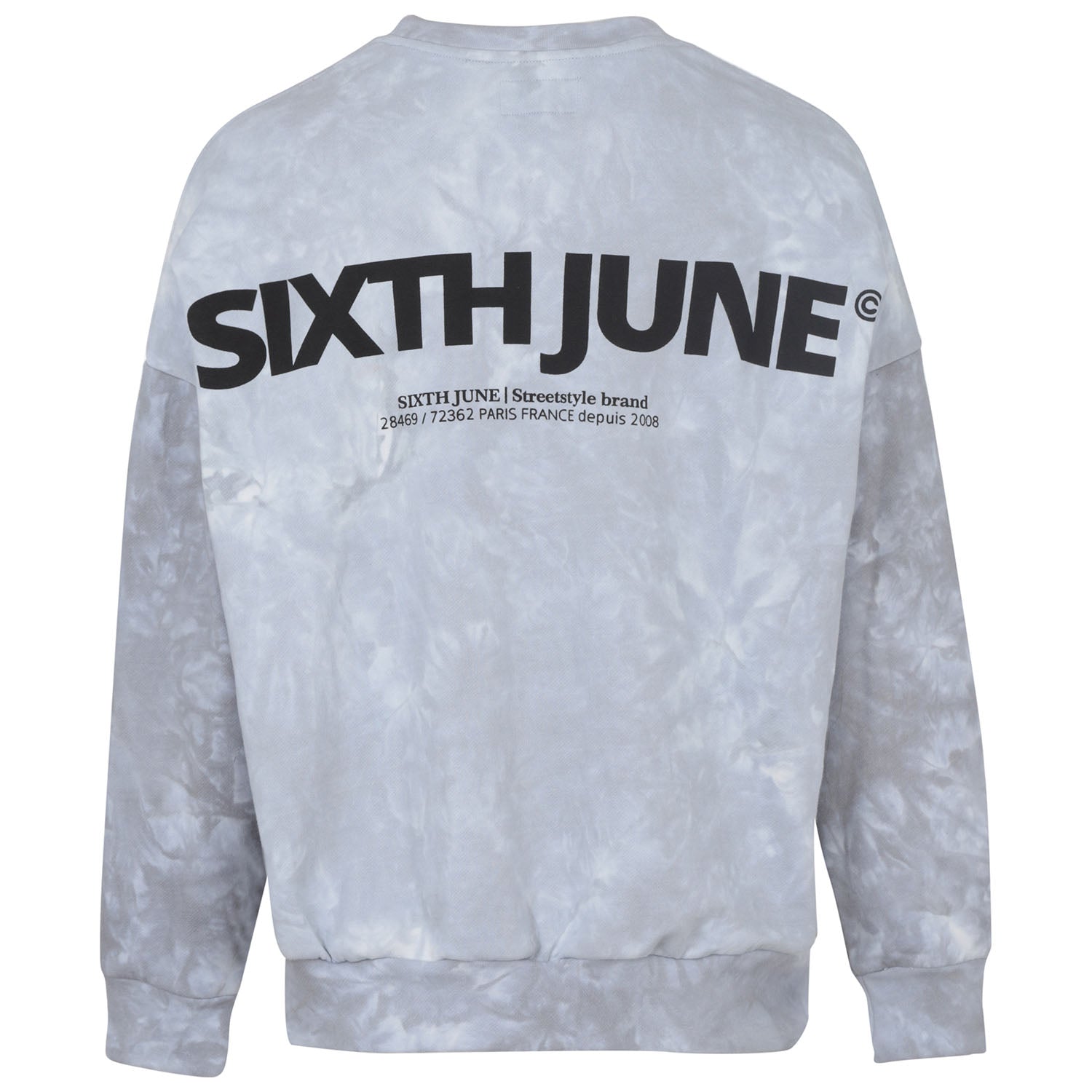 Sixth June - Sweat tie and dye gris