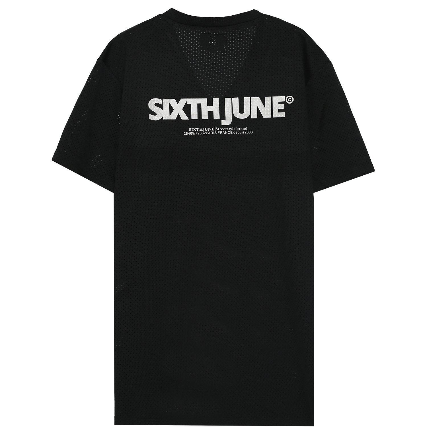 Sixth June - Robe t-shirt mesh logo noir