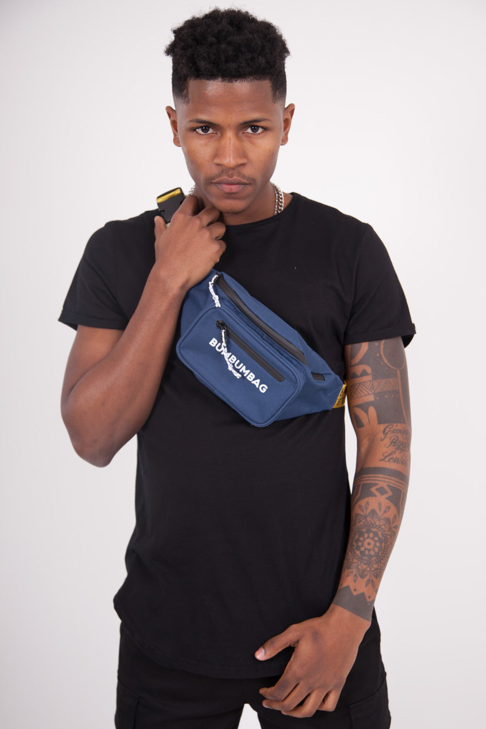 BumBumBag - Sac banane ceinture coloré bleu jaune