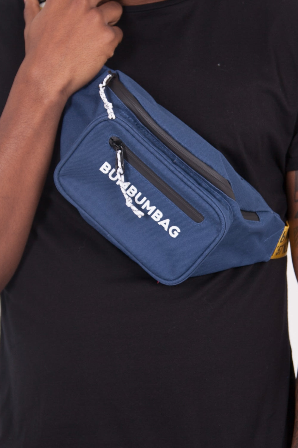 BumBumBag - Sac banane ceinture coloré bleu jaune