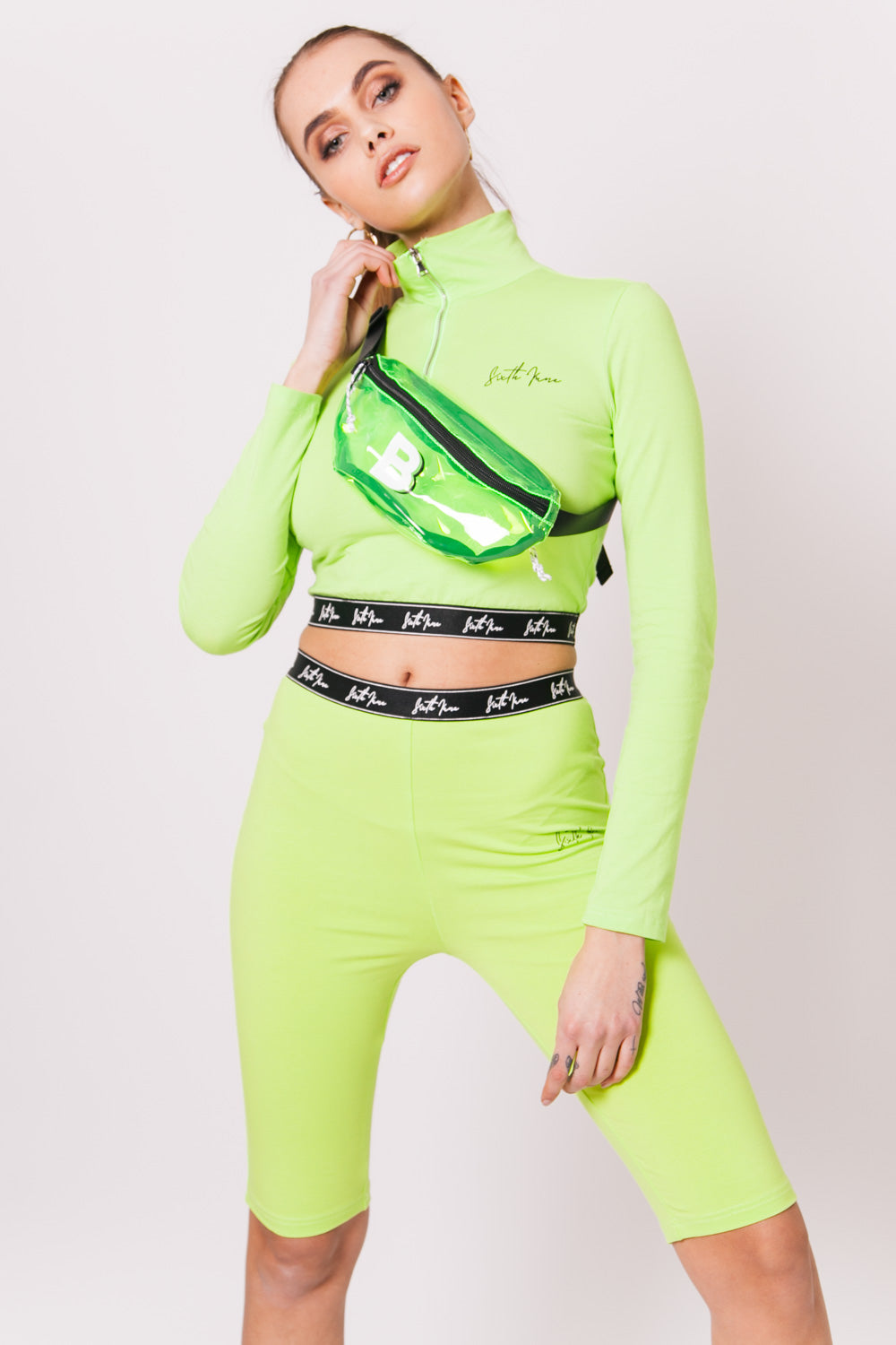 BumBumBag - Sac banane Sundae transparent vert