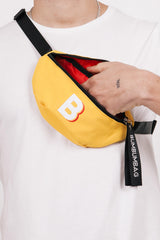 BumBumBag - Sac banane logo zip jaune