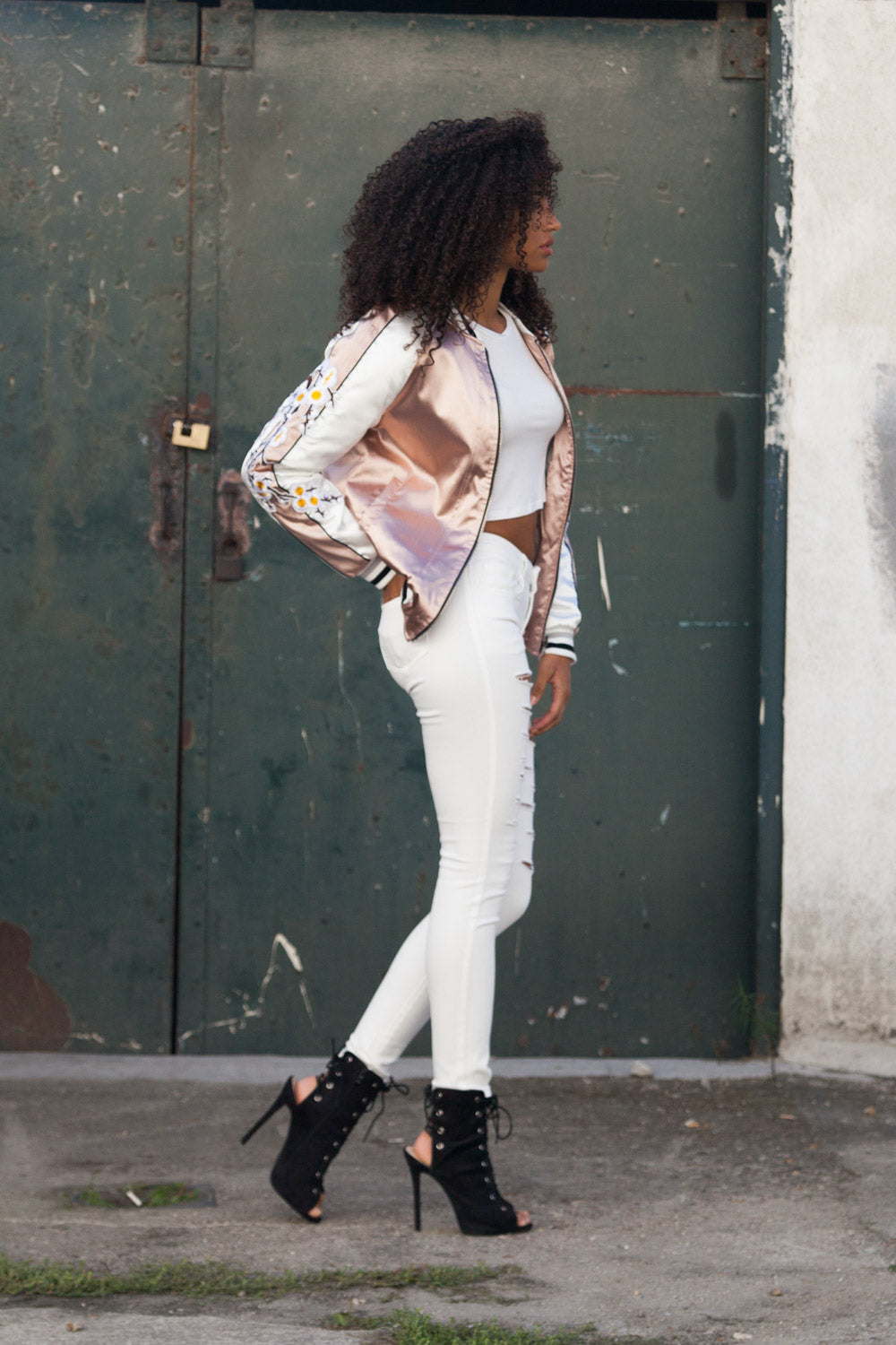 Sixth June - Veste Japan dragon Femme rose W2183CJA