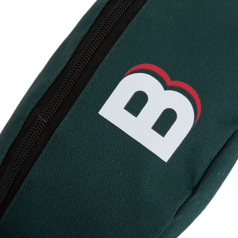 BumBumBag - Sac banane logo zip vert sapin