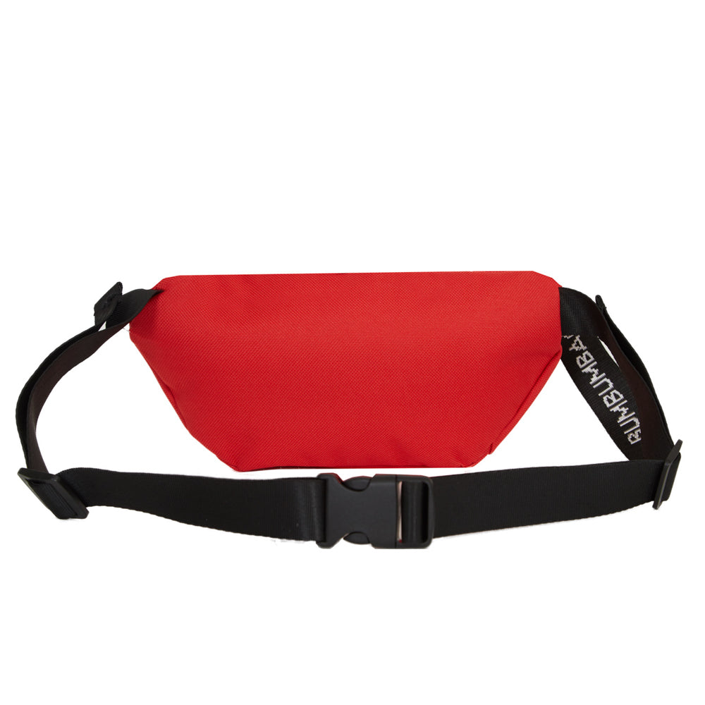 BumBumBag - Sac banane logo zip rouge