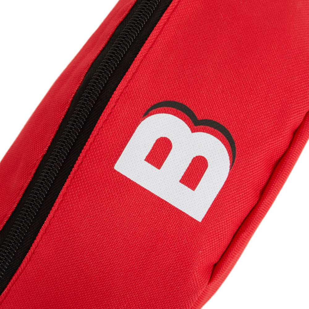 BumBumBag - Sac banane logo zip rouge