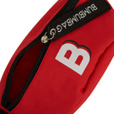 BumBumBag - Sac banane logo zip rouge