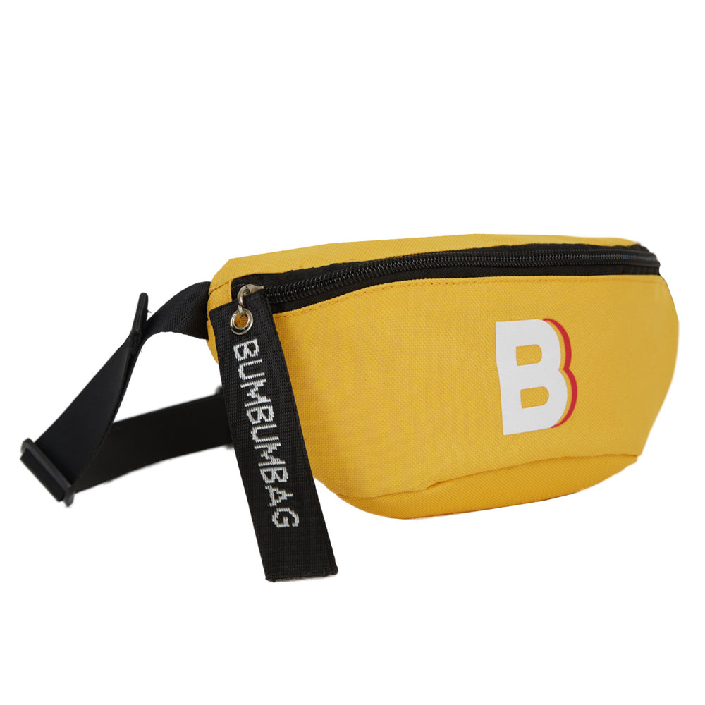 BumBumBag - Sac banane logo zip jaune