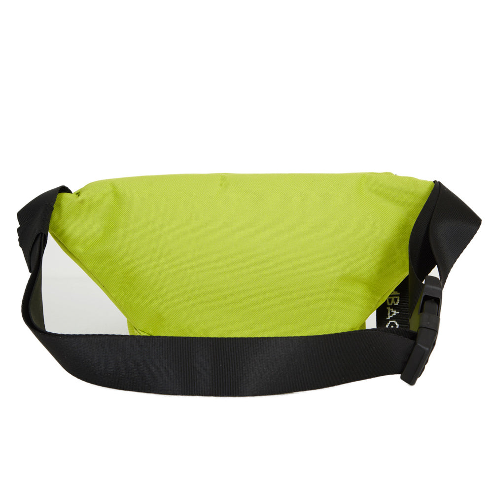 BumBumBag - Sac banane logo double zips vert fluo