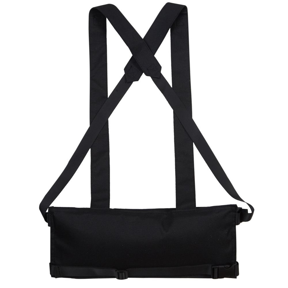 BumBumBag - Sac poitrine multipoches texte noir