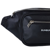 BumBumBag - Sac banane simili cuir logo noir