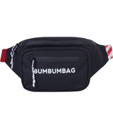 BumBumBag - Sac banane ceinture coloré noir rouge