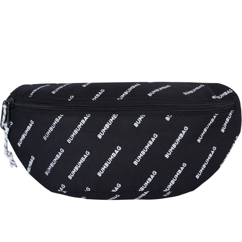 BumBumBag - Sac banane logomania noir