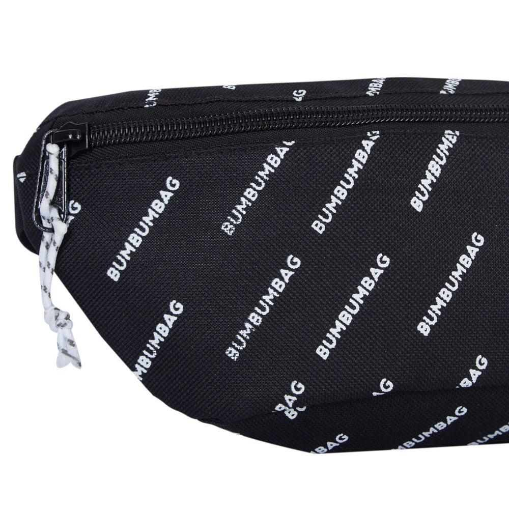 BumBumBag - Sac banane logomania noir