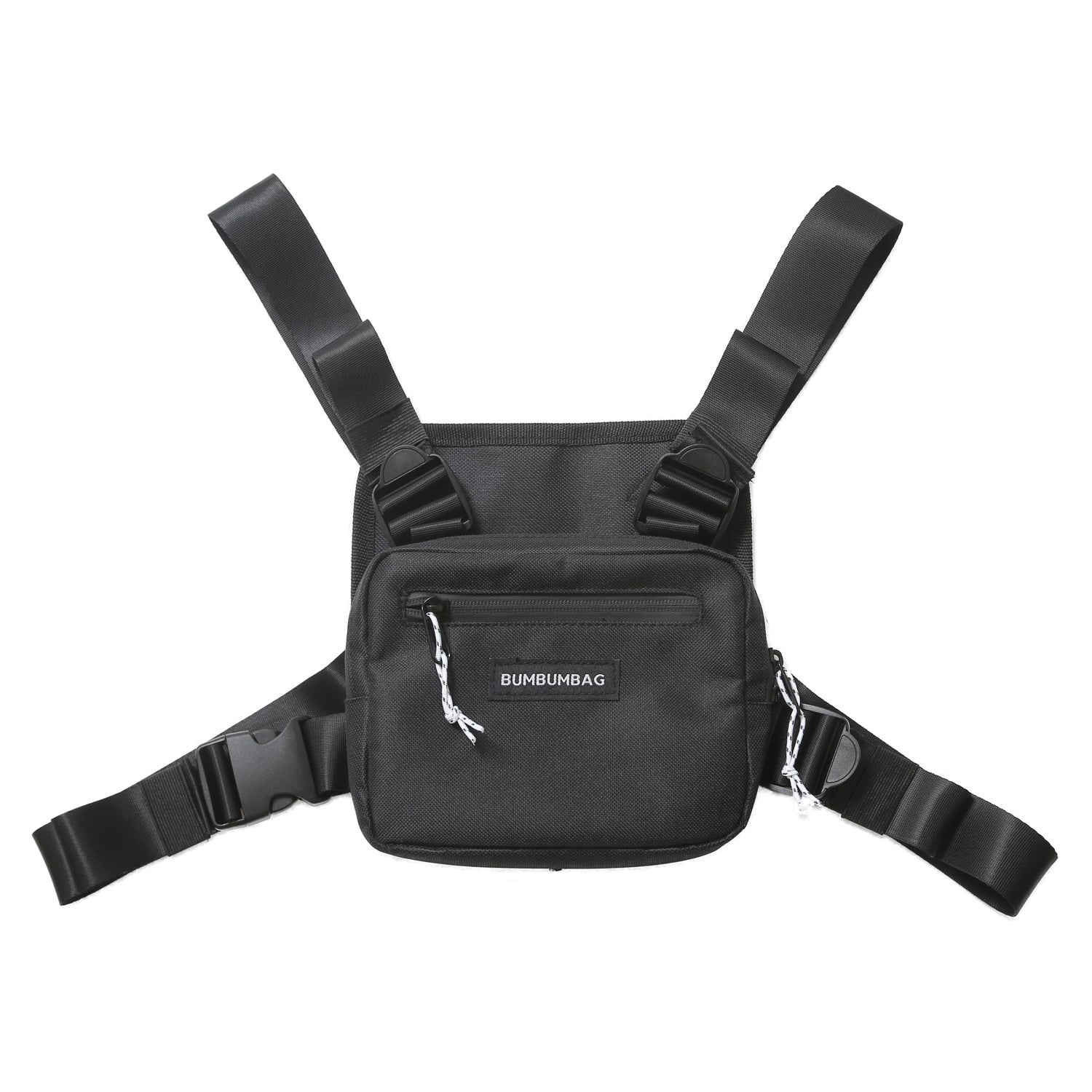 BumBumBag - Mini sac poitrine logo noir