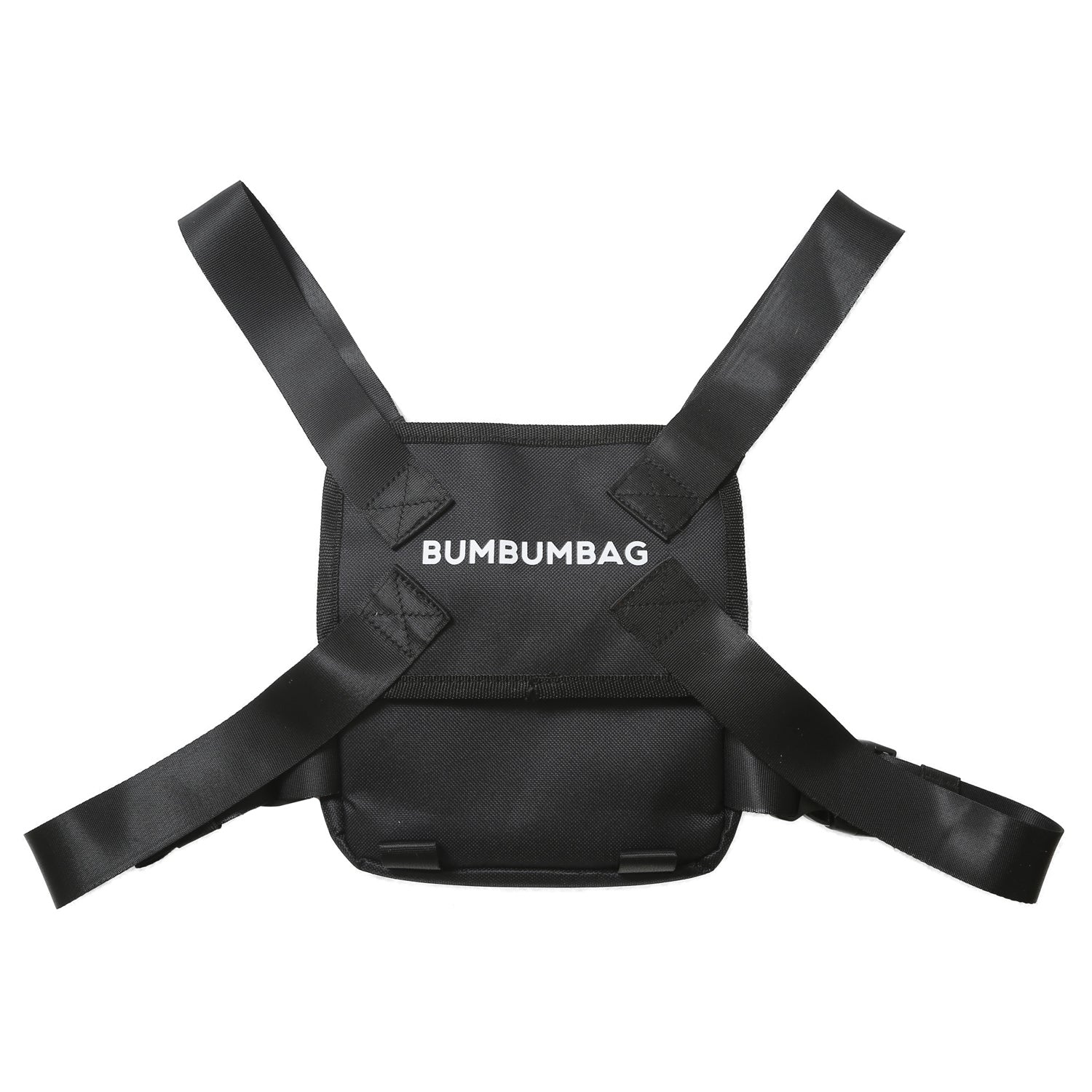 BumBumBag - Mini sac poitrine logo noir