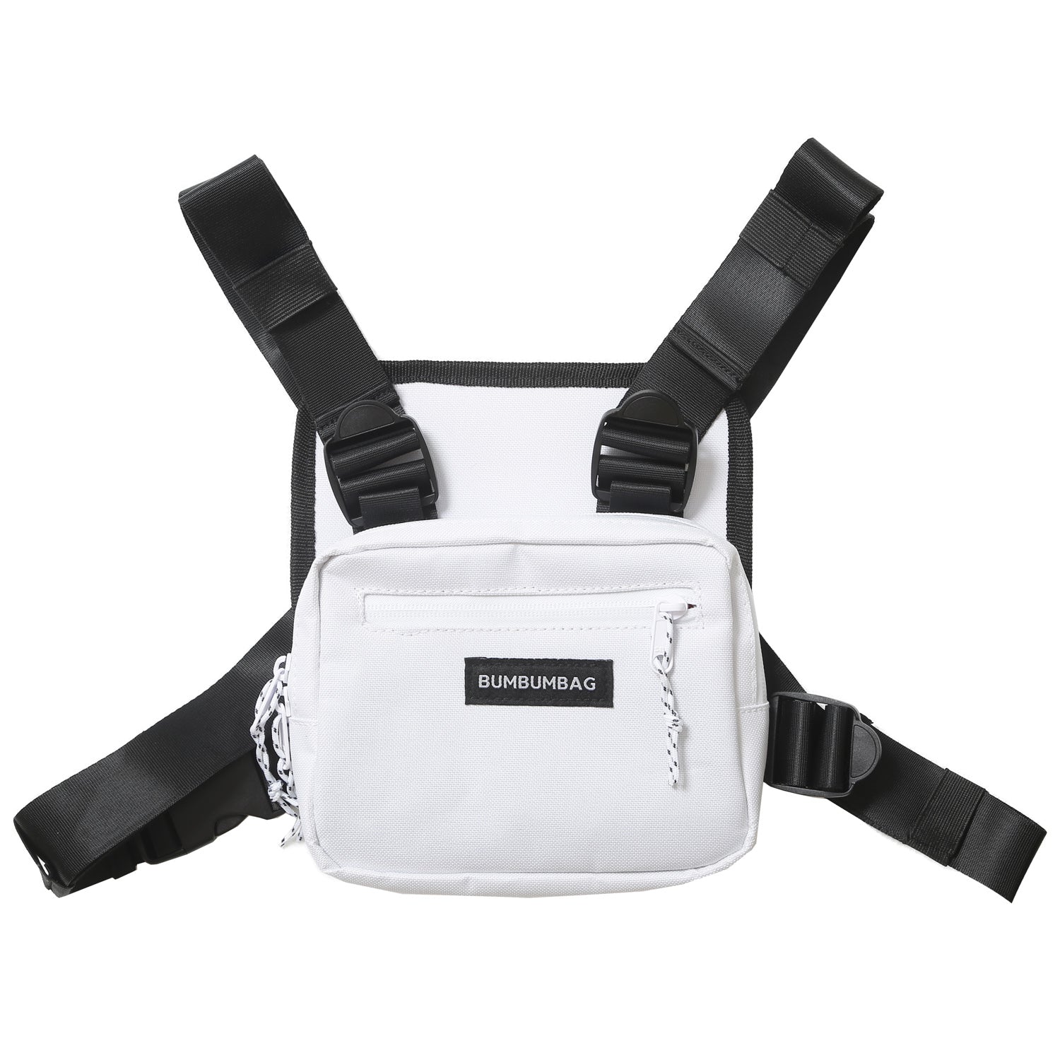 BumBumBag - Mini sac poitrine logo blanc