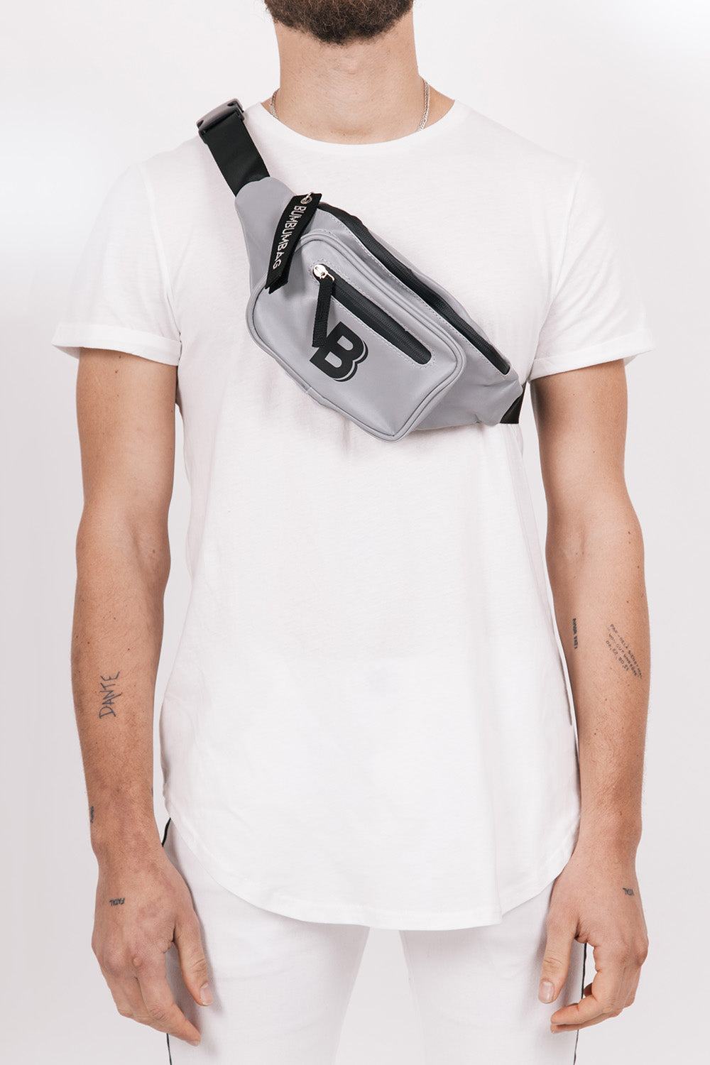 BumBumBag - Sac banane logo double zips fluorescent