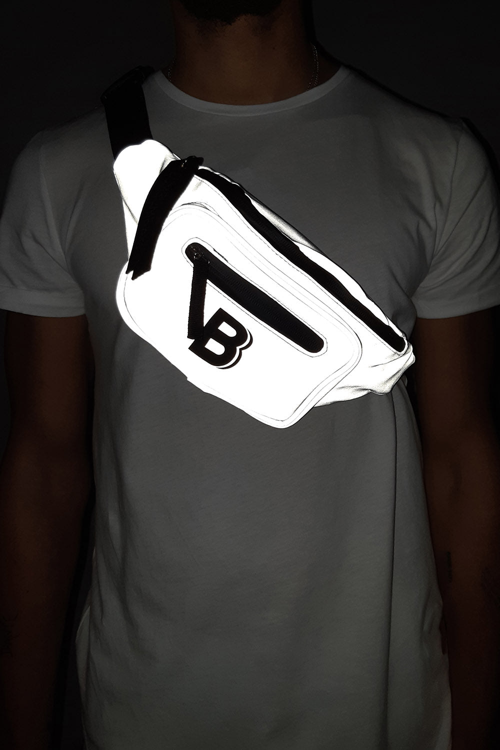 BumBumBag - Sac banane logo double zips fluorescent