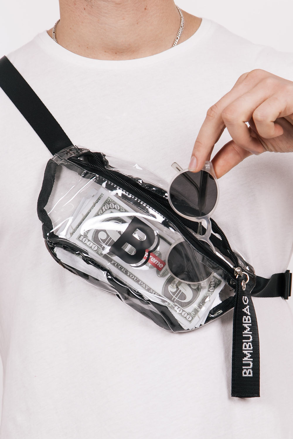 BumBumBag - Sac banane Sundae transparent