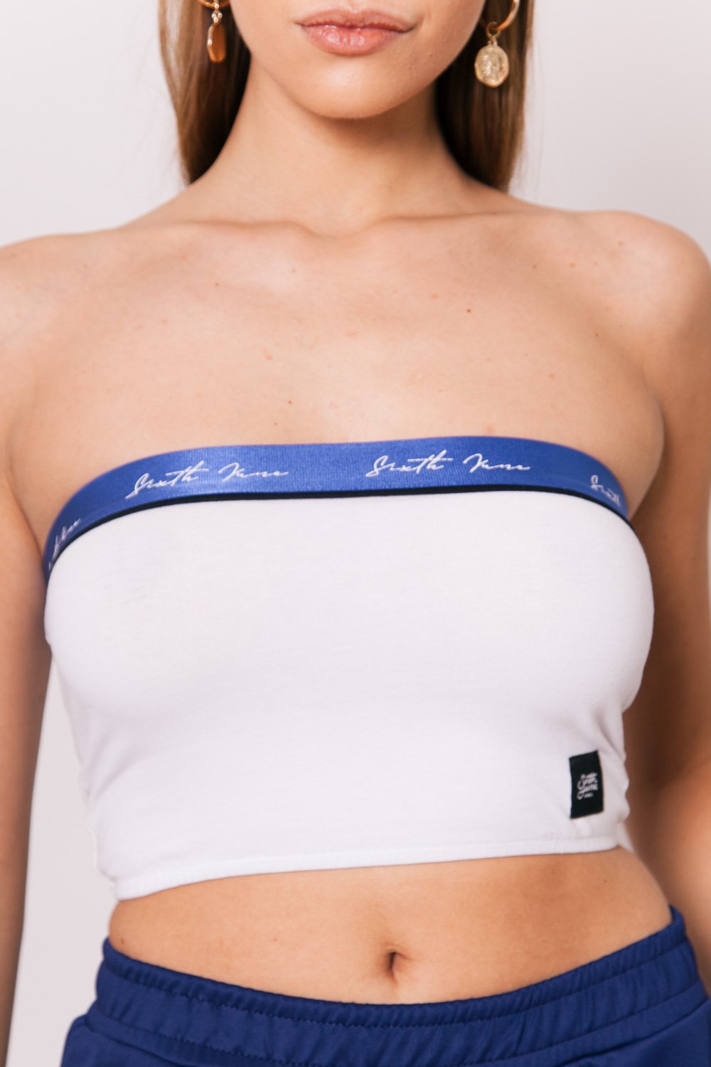Bandeau logo signature blanc