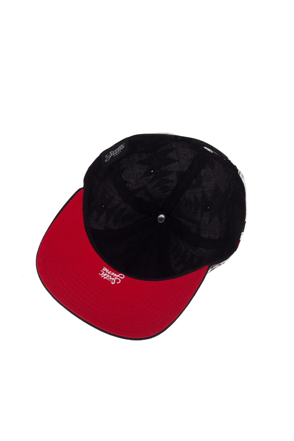 Sixth June - Casquette aztèque motif blanc