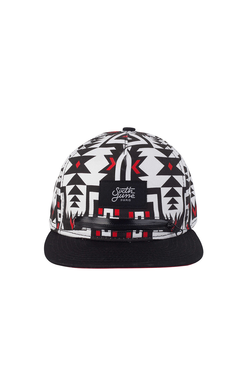 Sixth June - Casquette aztèque motif blanc