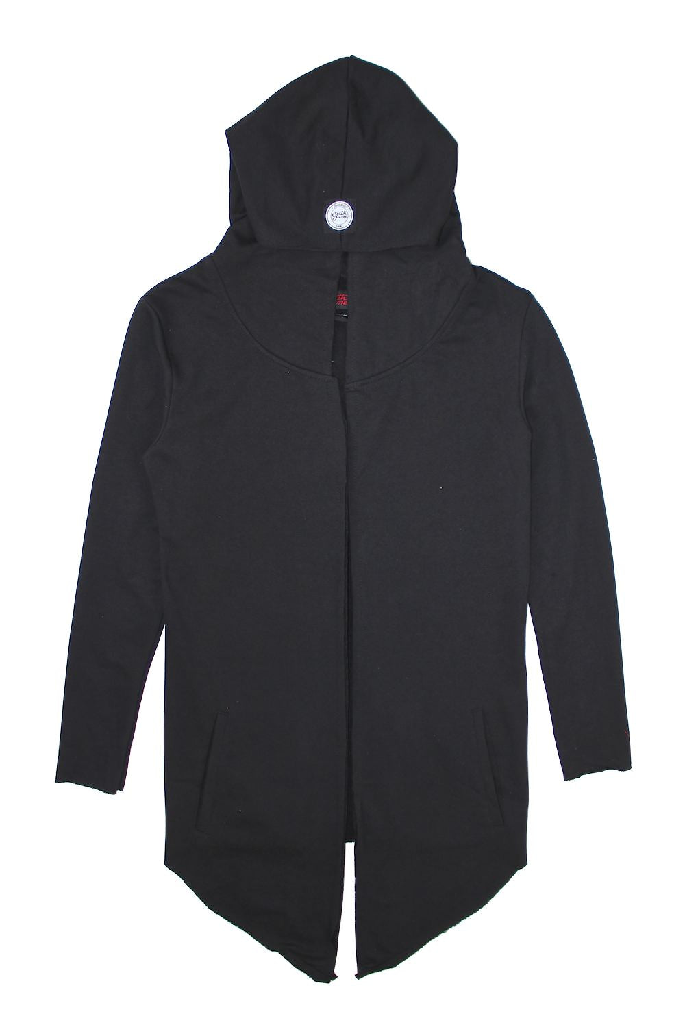 Sixth June - Gilet long capuche noir cv139254