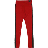Double Taping Jeans Red Black