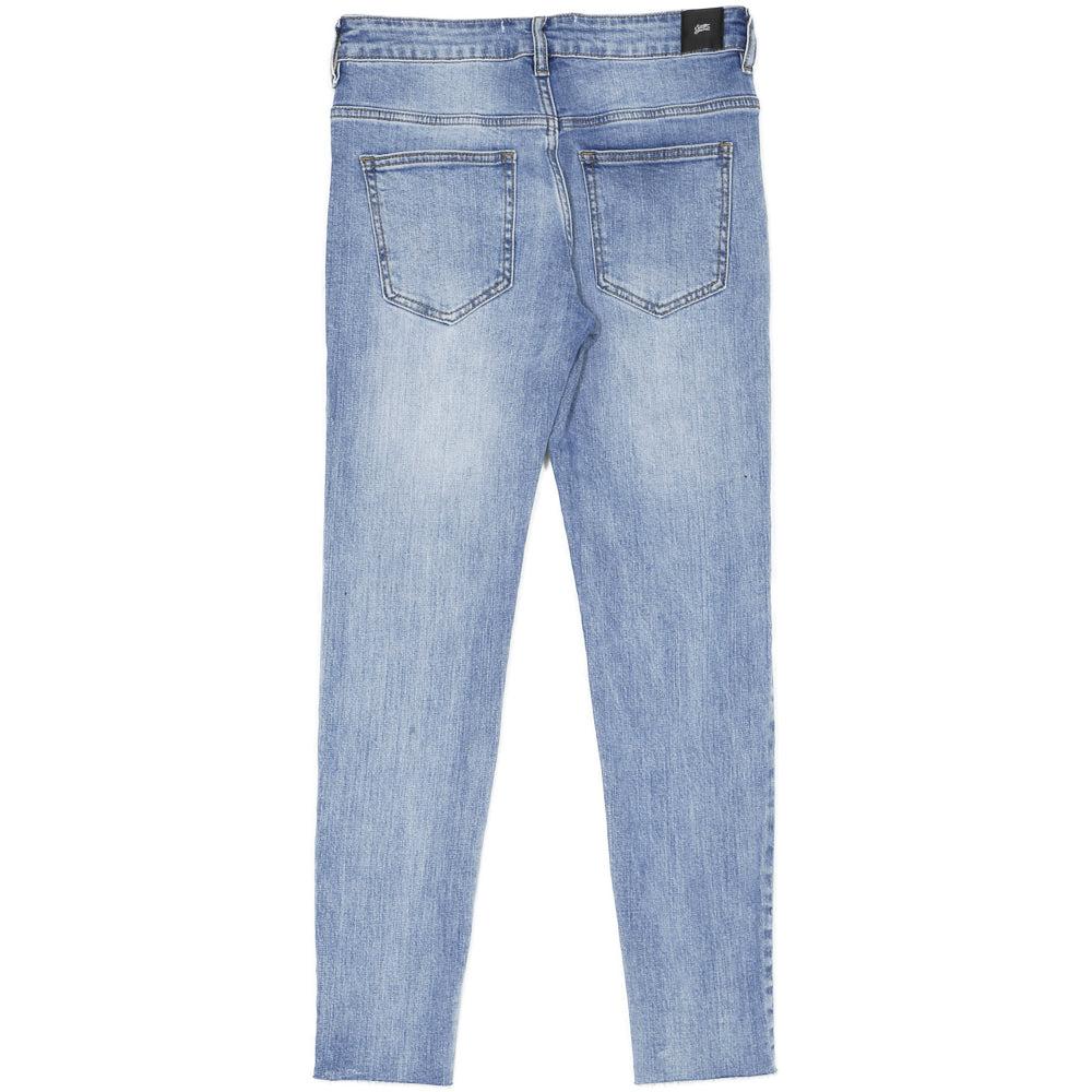 Sixth June - Jean ourlet brut 7/8 bleu