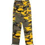 Sixth June - Pantalon cargo élastique camouflage jaune