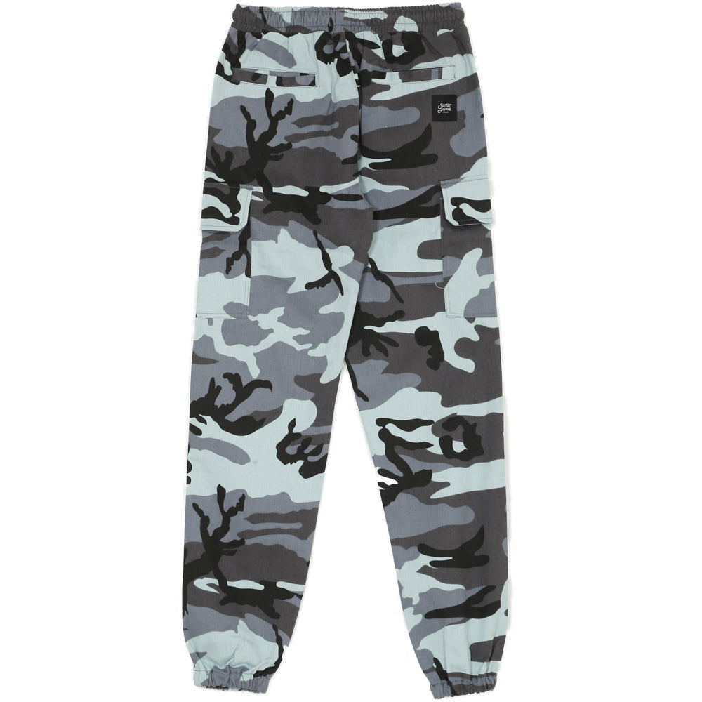 Sixth June - Pantalon cargo camouflage bleu