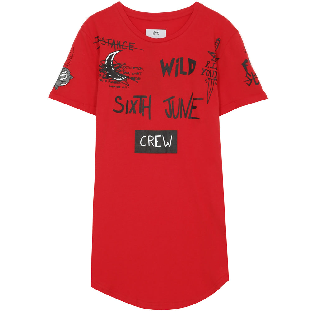 Sixth June - T-shirt crew rouge
