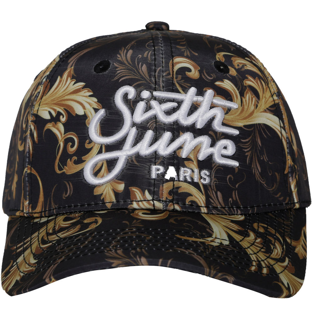 Sixth June - Casquette baroque or gris noir