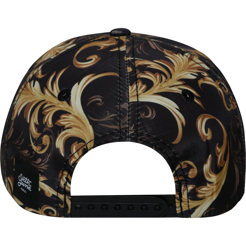 Sixth June - Casquette baroque or gris noir