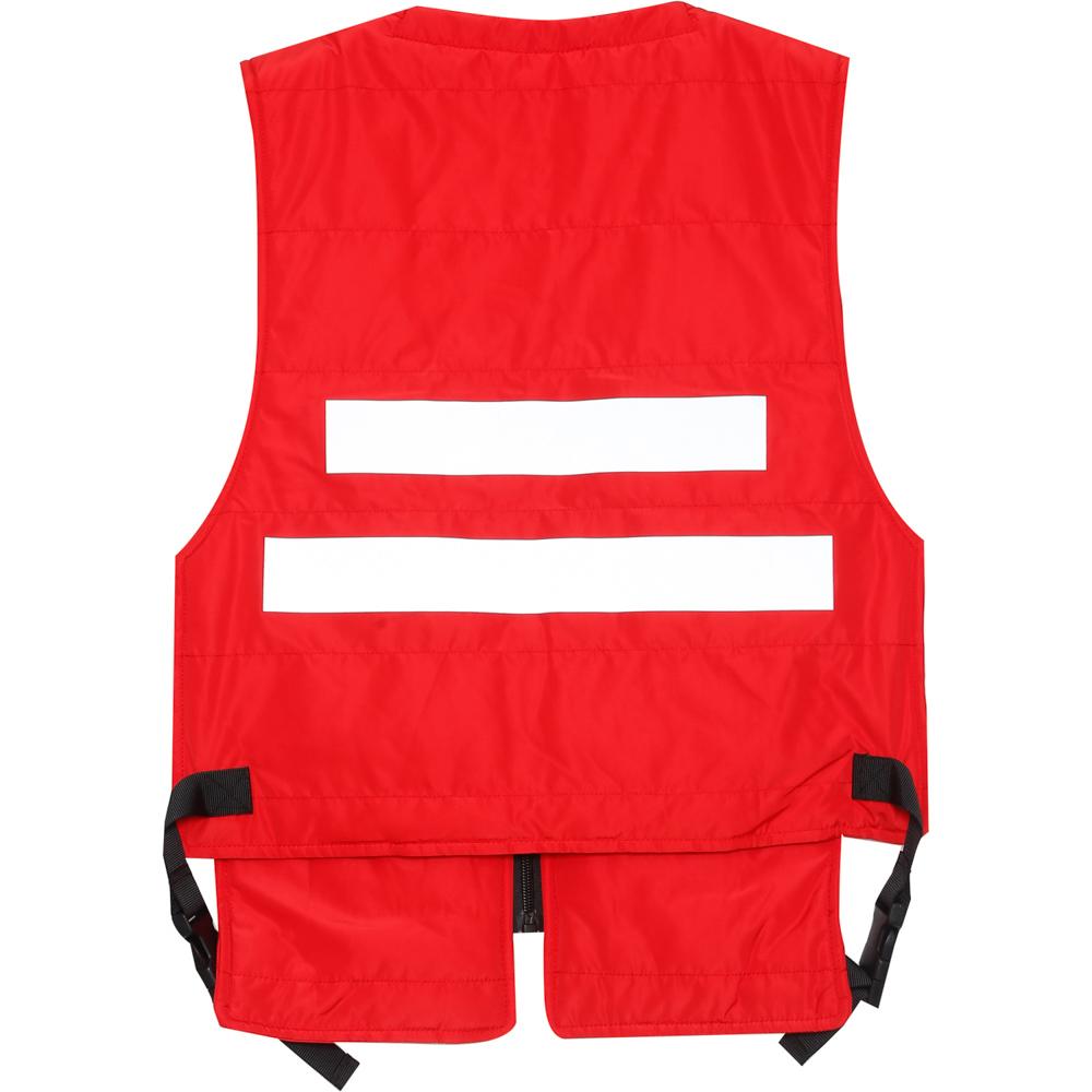 Light Short Tactical Vest Red Black