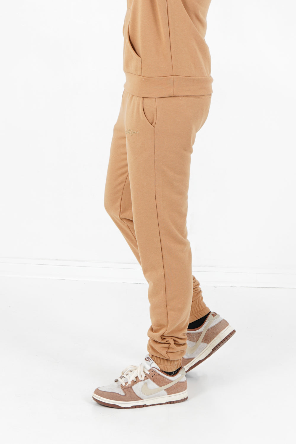 Sixth June - Jogging logo signature Marron clair