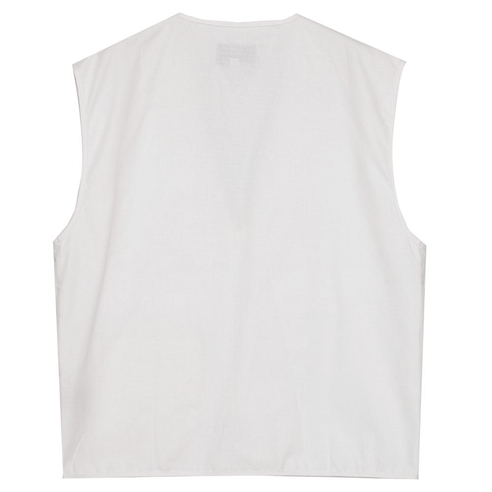 Sixth June - Gilet multipoche zip blanc