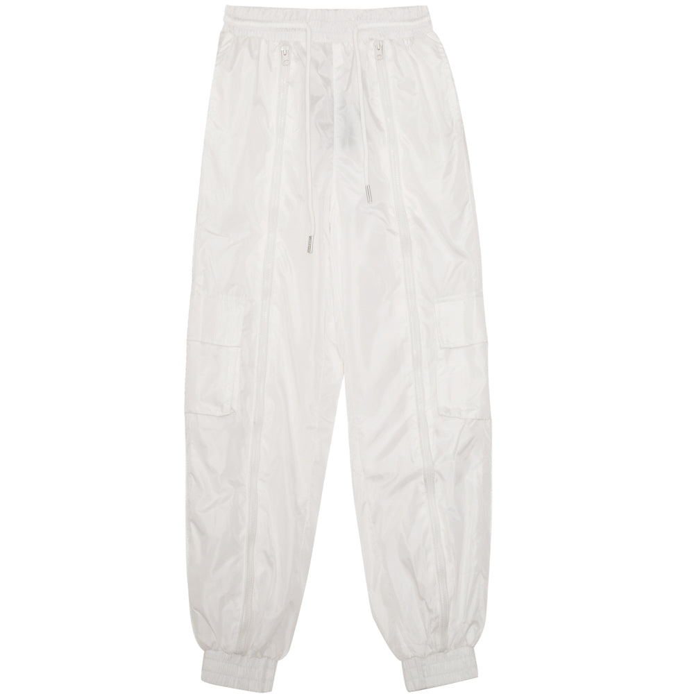 Sixth June - Jogging vinyle fermeture blanc